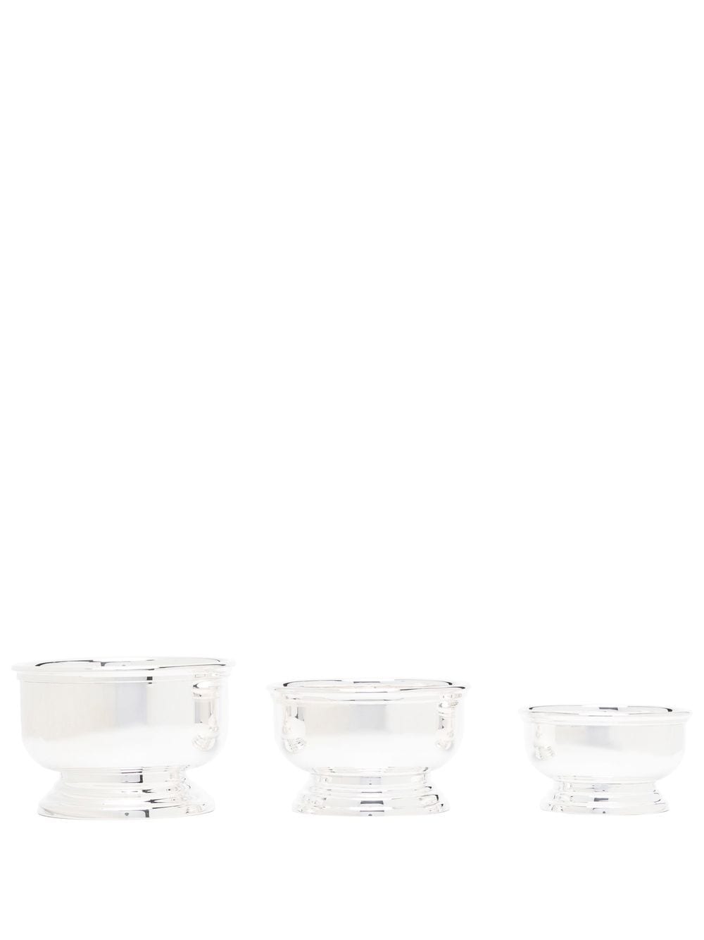 Ralph Lauren Home set of 3 steel nut bowls - Silver von Ralph Lauren Home