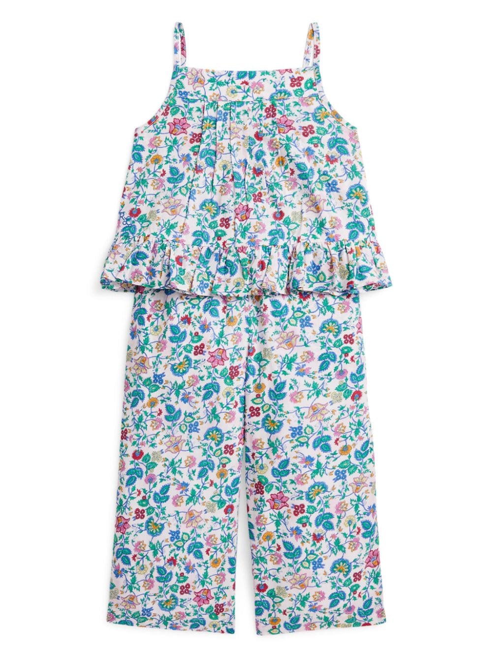 Ralph Lauren Kids 60's Batiste botanical-print cotton trouser set - White von Ralph Lauren Kids