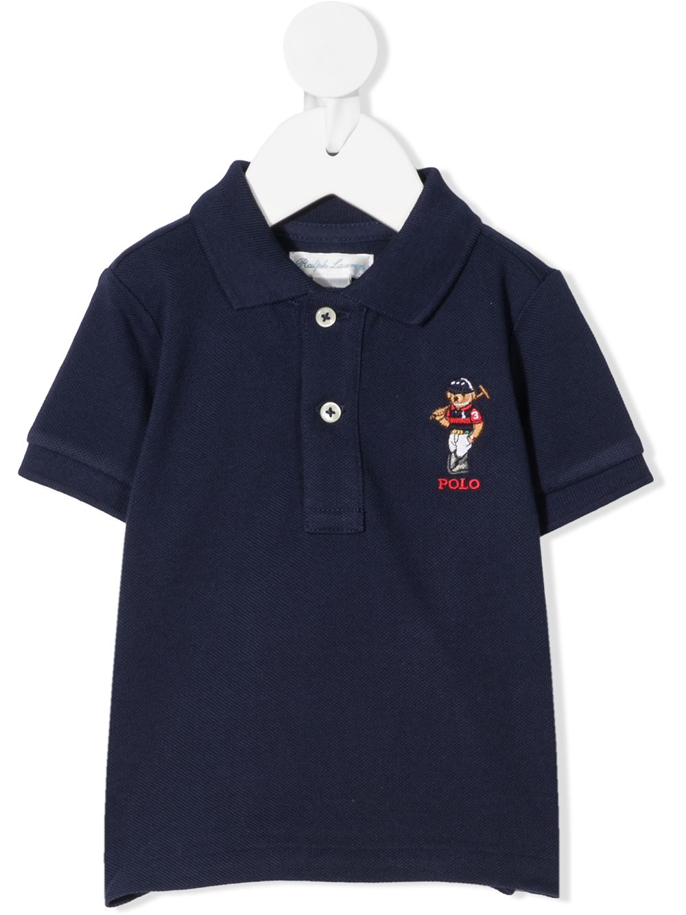 POLO RALPH LAUREN KIDS Bear polo shirt - Blue von POLO RALPH LAUREN KIDS