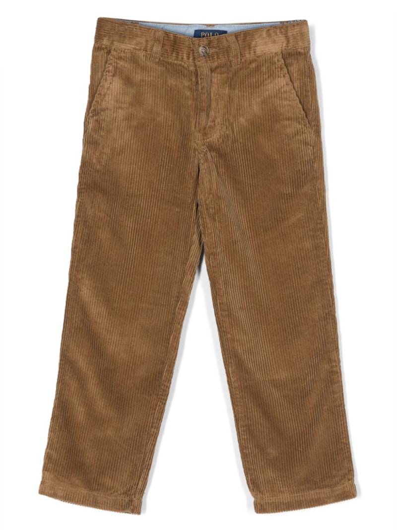 POLO RALPH LAUREN KIDS Bedford corduroy cotton trousers - Brown von POLO RALPH LAUREN KIDS