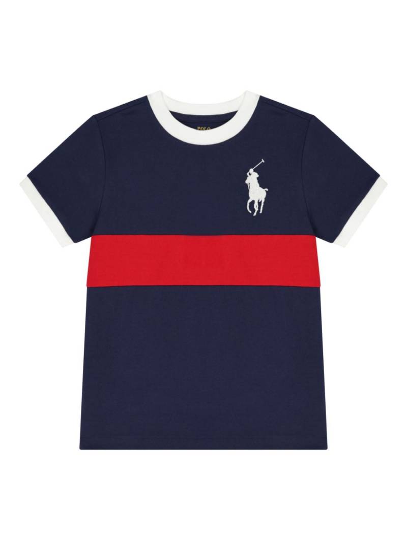 POLO RALPH LAUREN KIDS Big Pony T-shirt - Blue von POLO RALPH LAUREN KIDS