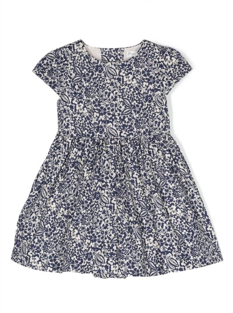 POLO RALPH LAUREN KIDS Calissa cotton flared dress - Blue von POLO RALPH LAUREN KIDS