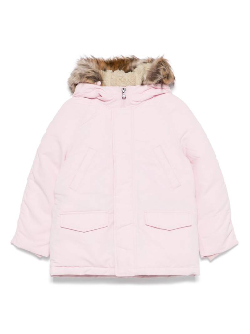 POLO RALPH LAUREN KIDS Faux fur down parka - Pink von POLO RALPH LAUREN KIDS