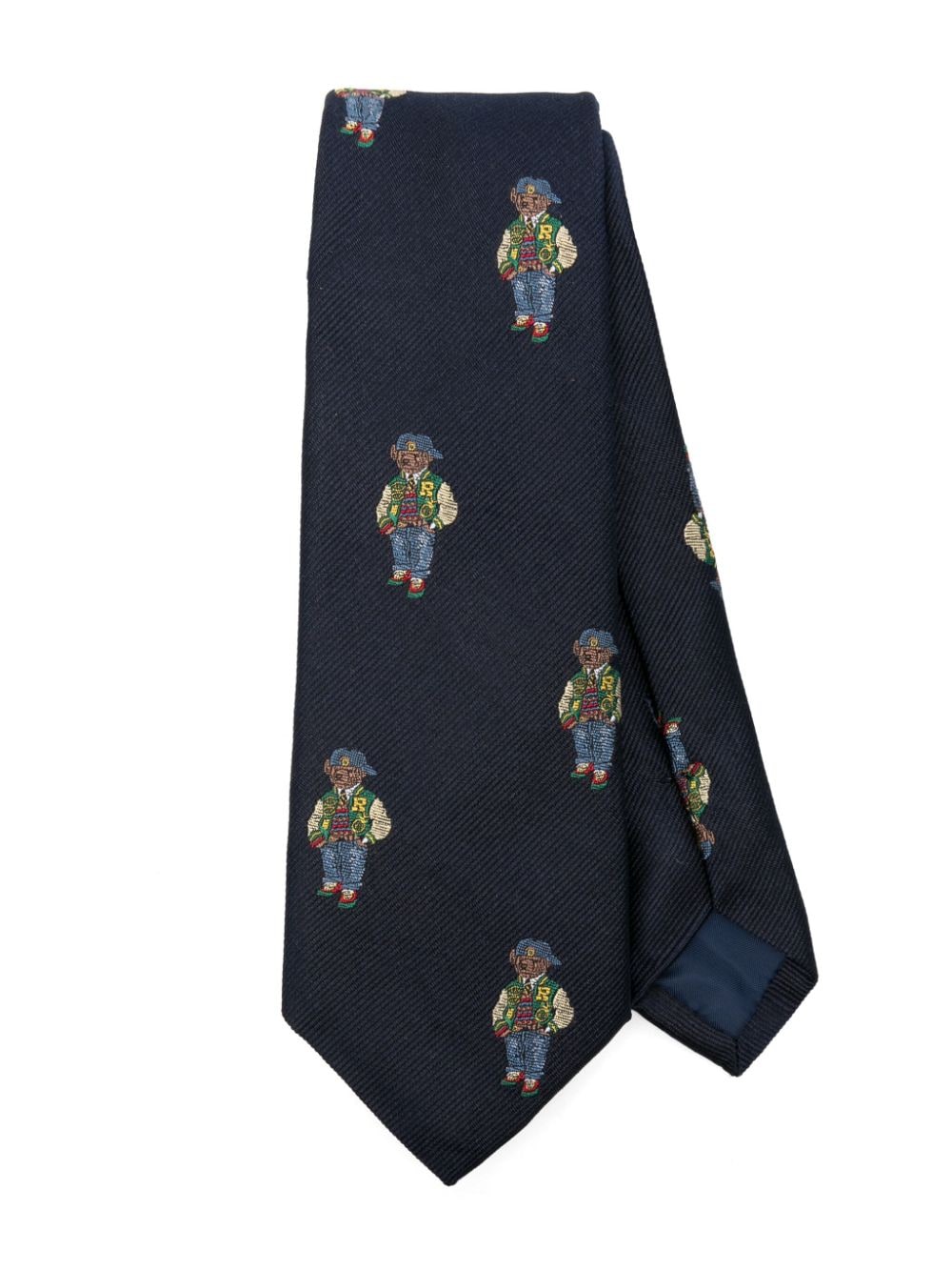 Ralph Lauren Kids Heritage Bear cotton tie - Blue von Ralph Lauren Kids