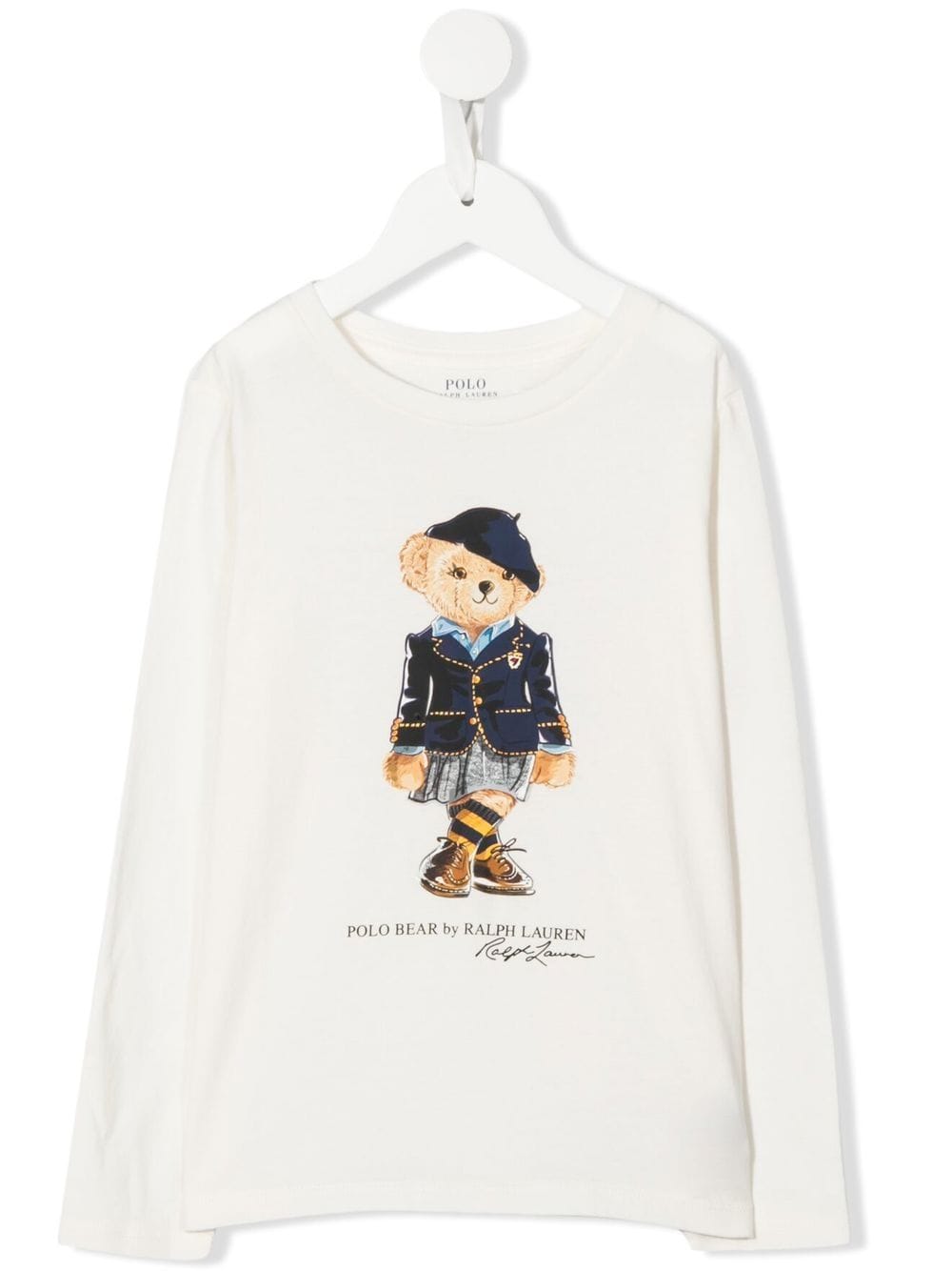 POLO RALPH LAUREN KIDS Polo Bear long-sleeve T-shirt - White von POLO RALPH LAUREN KIDS