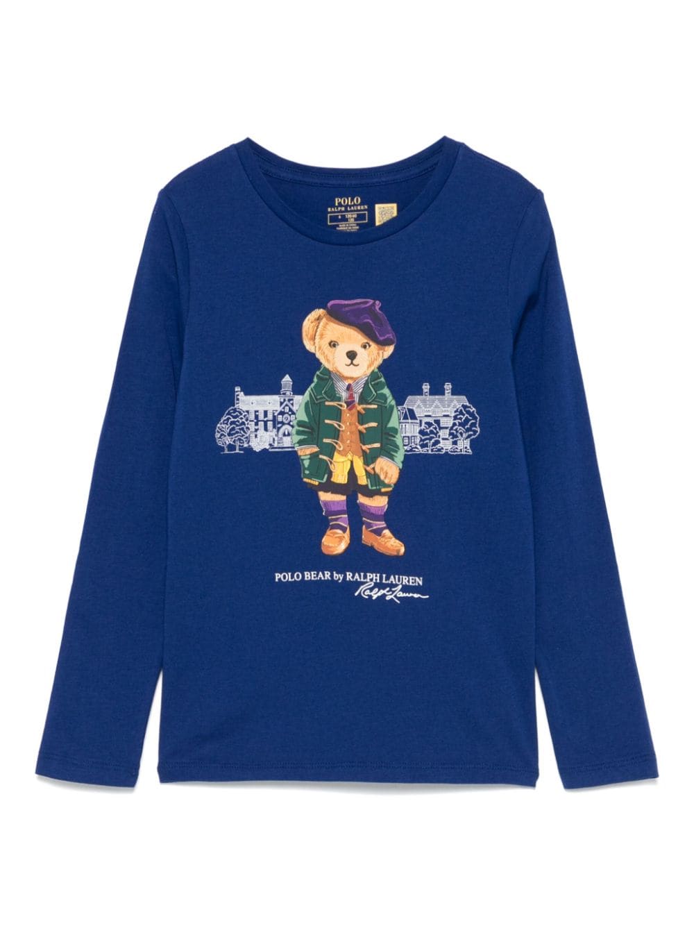 POLO RALPH LAUREN KIDS Polo Bear-motif T-shirt - Blue von POLO RALPH LAUREN KIDS