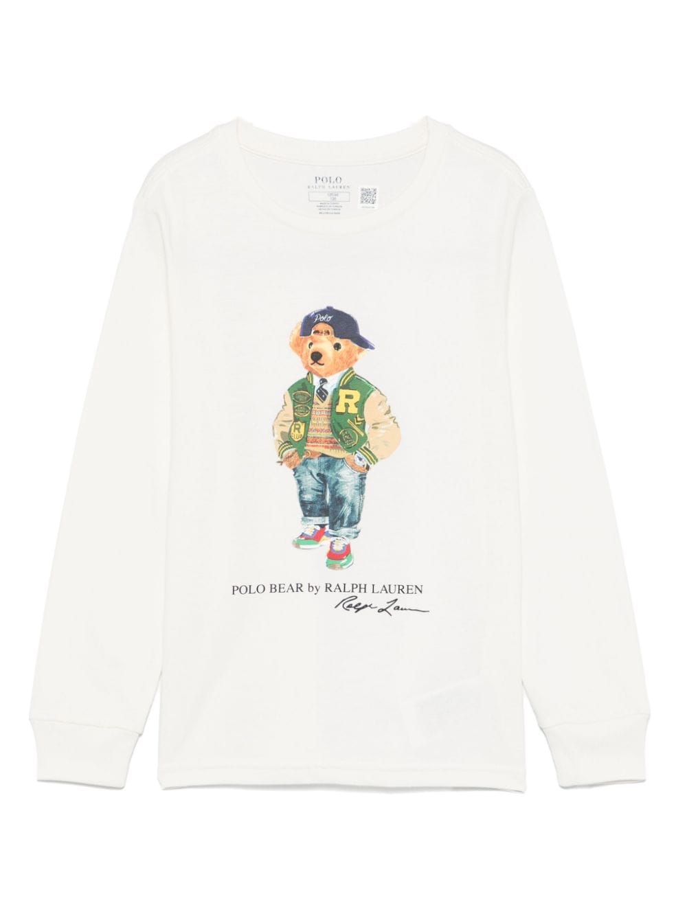 Ralph Lauren Kids Polo Bear-motif T-shirt - White von Ralph Lauren Kids