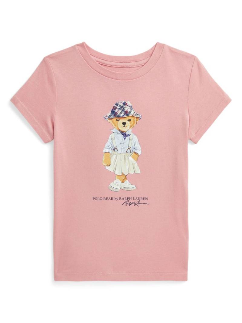 Ralph Lauren Kids Polo Bear-print T-shirt - Pink von Ralph Lauren Kids