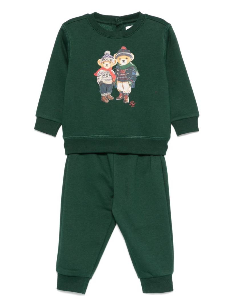 Ralph Lauren Kids Polo Bear tracksuit set - Green von Ralph Lauren Kids