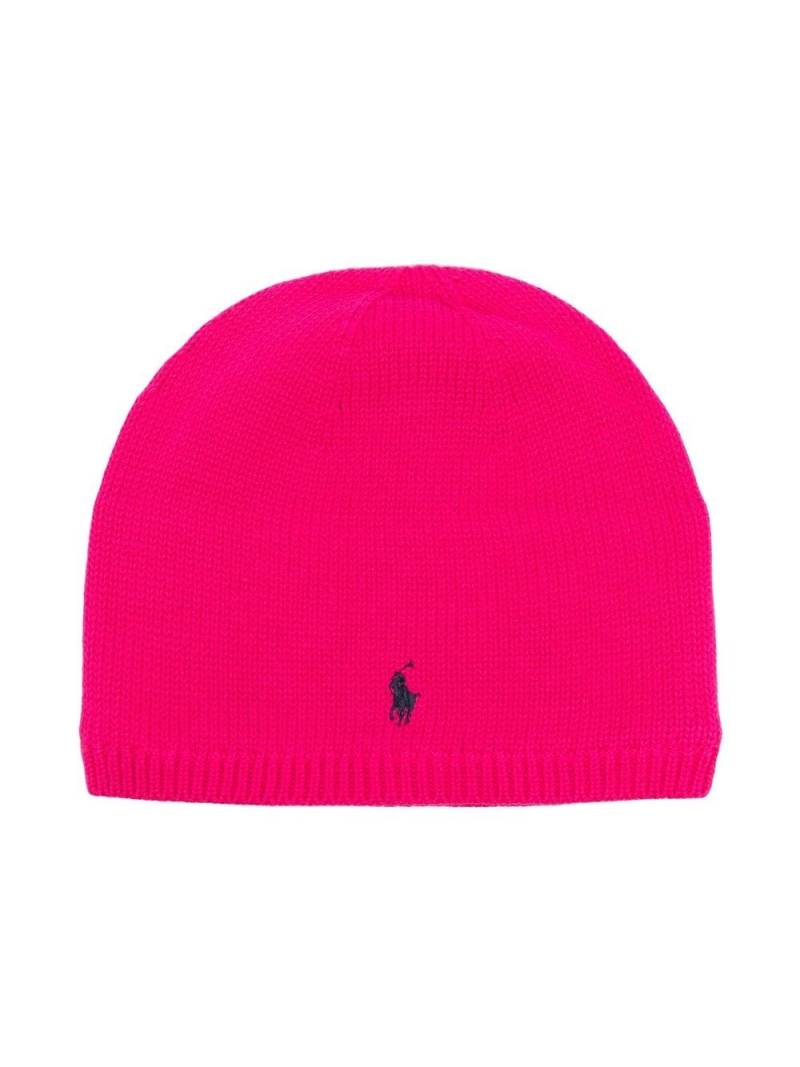 Ralph Lauren Kids Polo Pony beanie - Pink von Ralph Lauren Kids