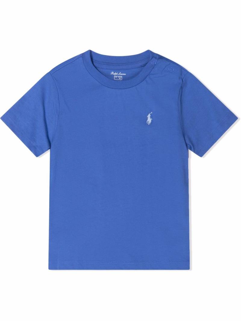 POLO RALPH LAUREN KIDS Polo Pony cotton T-shirt - Blue von POLO RALPH LAUREN KIDS