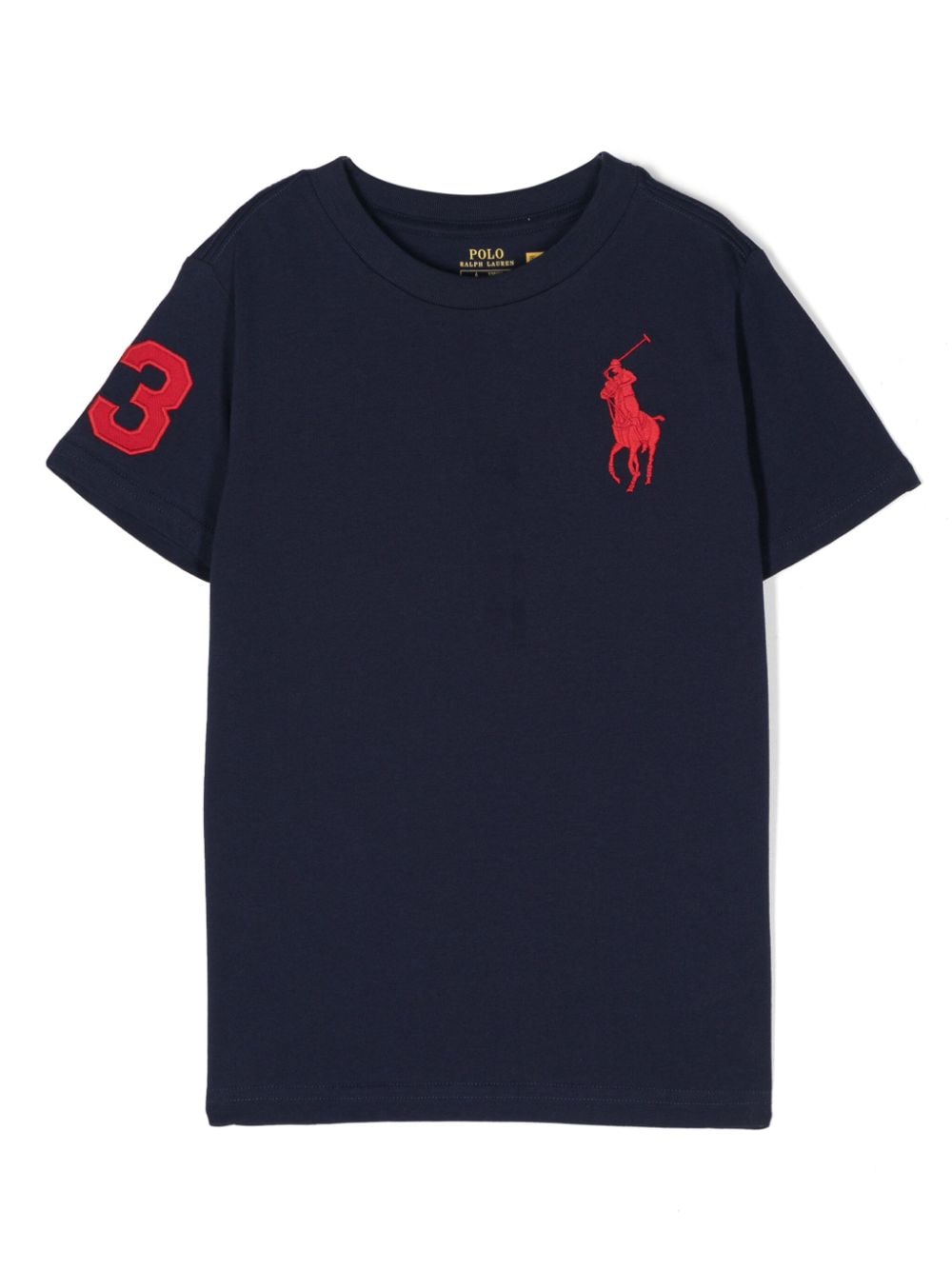 Ralph Lauren Kids logo-embroidered cotton t-shirt - Blue von Ralph Lauren Kids