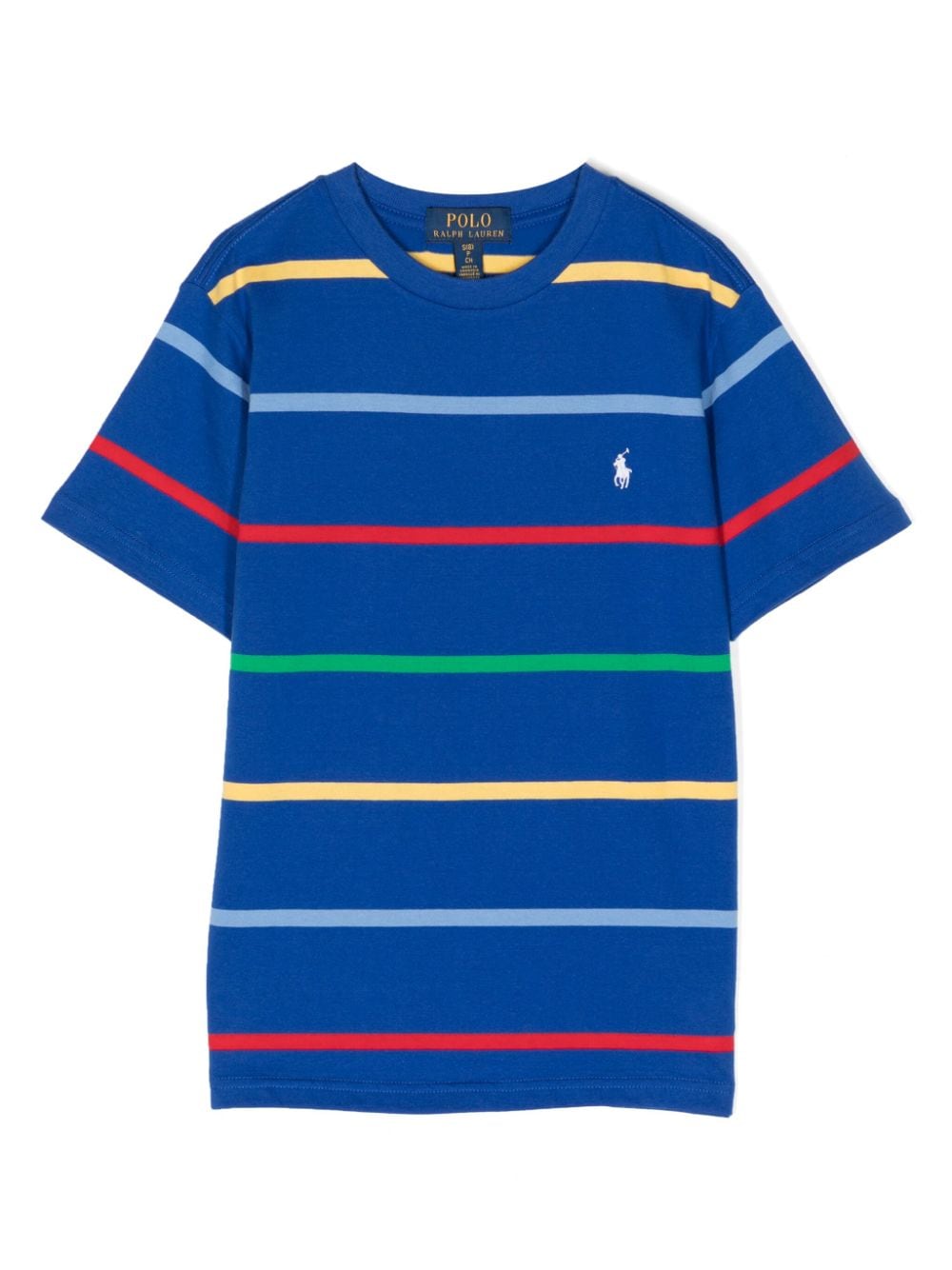 POLO RALPH LAUREN KIDS Polo Pony cotton T-shirt - Blue von POLO RALPH LAUREN KIDS