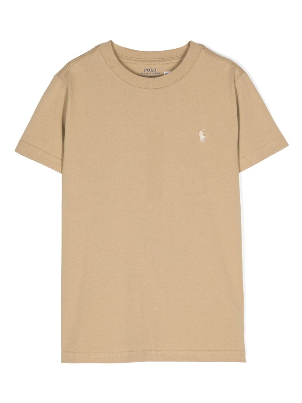 POLO RALPH LAUREN KIDS Polo Pony cotton T-shirt - Neutrals von POLO RALPH LAUREN KIDS