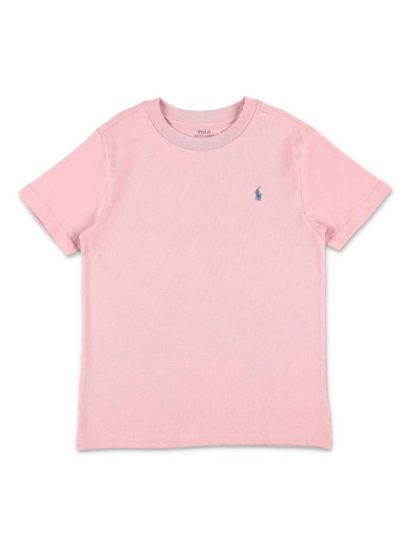 POLO RALPH LAUREN KIDS Polo Pony cotton T-shirt - Pink von POLO RALPH LAUREN KIDS