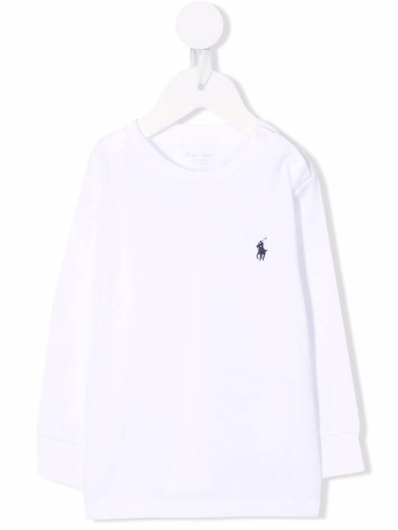 Ralph Lauren Kids Polo Pony cotton T-shirt - White von Ralph Lauren Kids