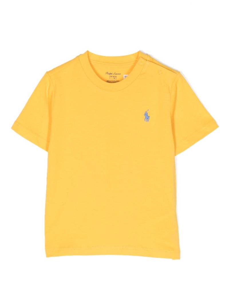 POLO RALPH LAUREN KIDS Polo Pony cotton T-shirt - Yellow von POLO RALPH LAUREN KIDS