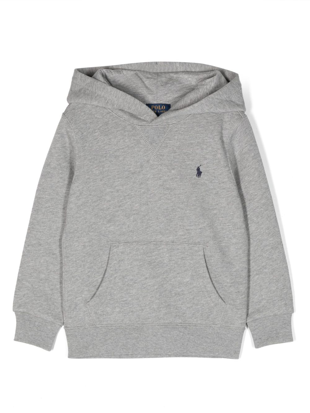 Ralph Lauren Kids Polo Pony cotton blend hoodie - Grey von Ralph Lauren Kids