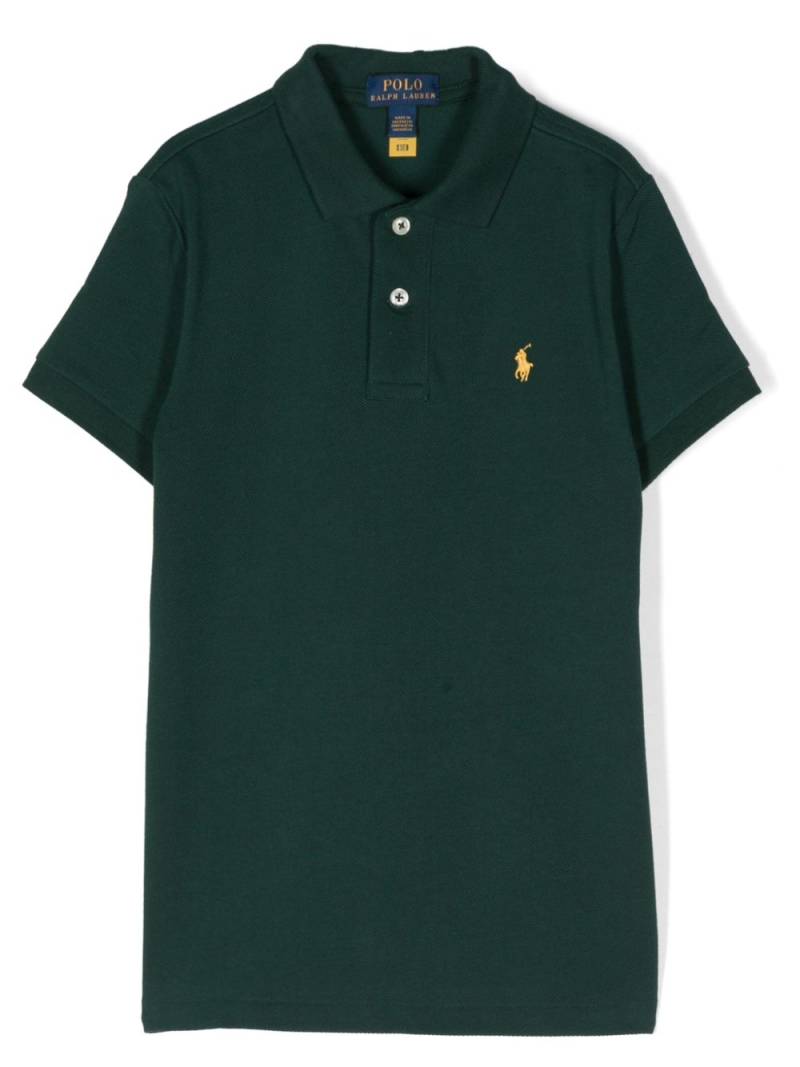 POLO RALPH LAUREN KIDS Polo Pony cotton polo shirt - Green von POLO RALPH LAUREN KIDS