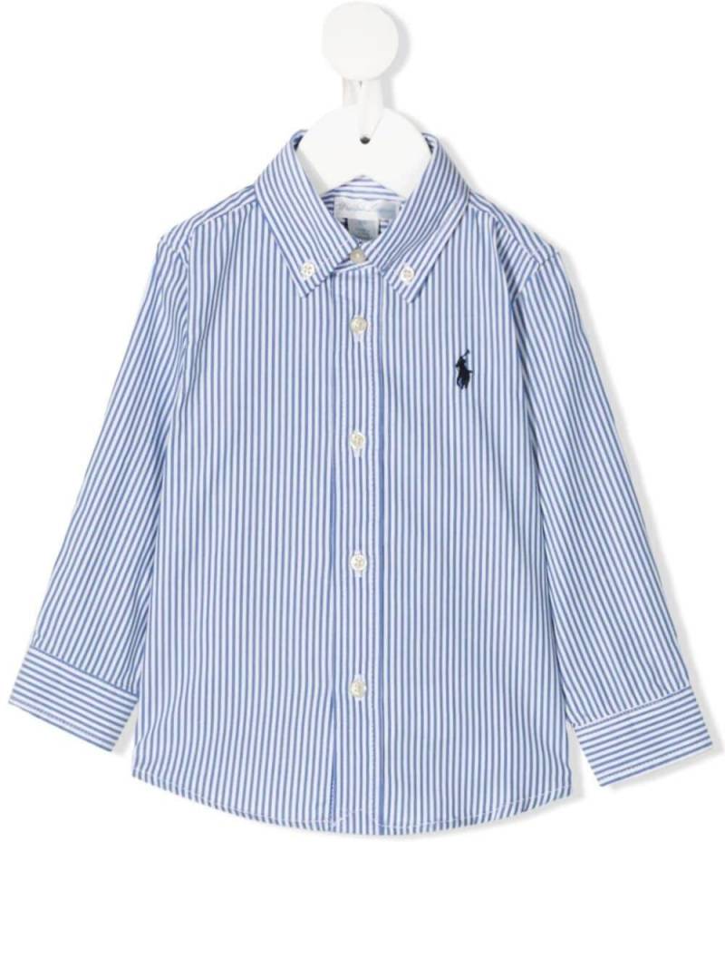 Ralph Lauren Kids Polo Pony cotton shirt - Blue von Ralph Lauren Kids