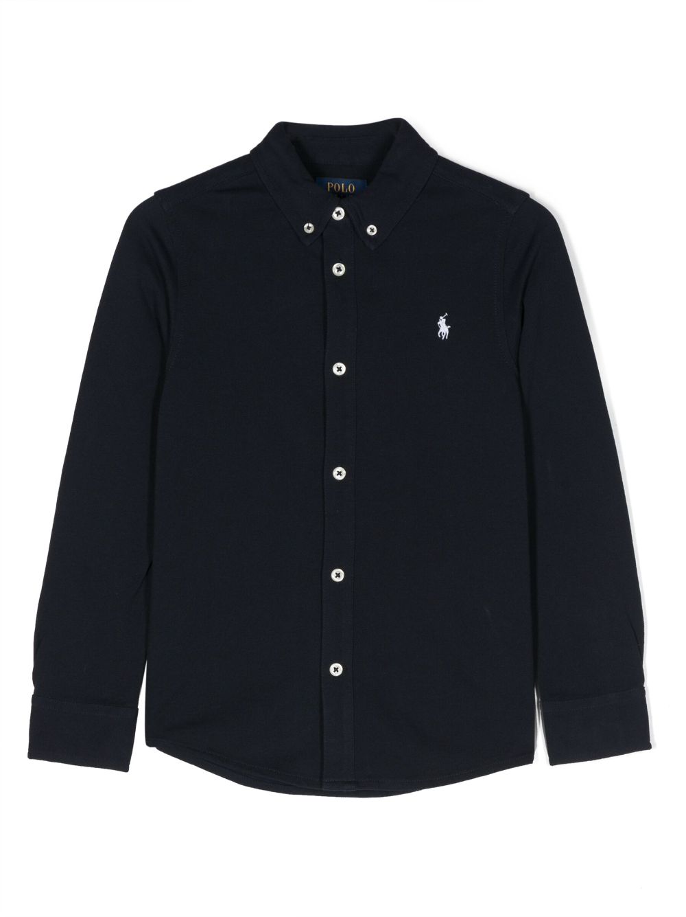 Ralph Lauren Kids Polo Pony cotton shirt - Blue von Ralph Lauren Kids