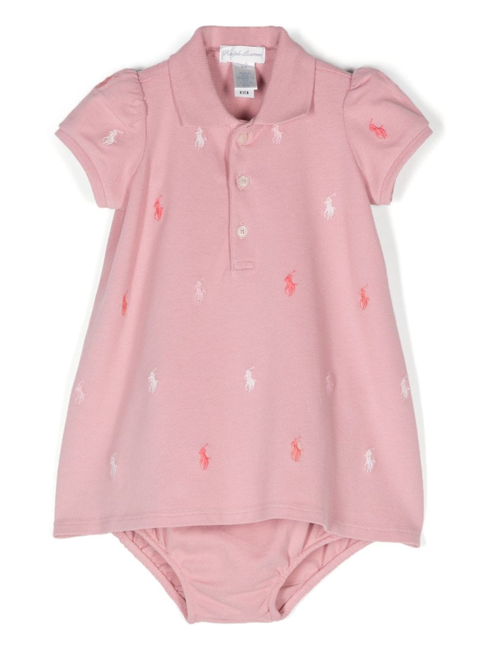 POLO RALPH LAUREN KIDS Polo Pony dress - Pink von POLO RALPH LAUREN KIDS