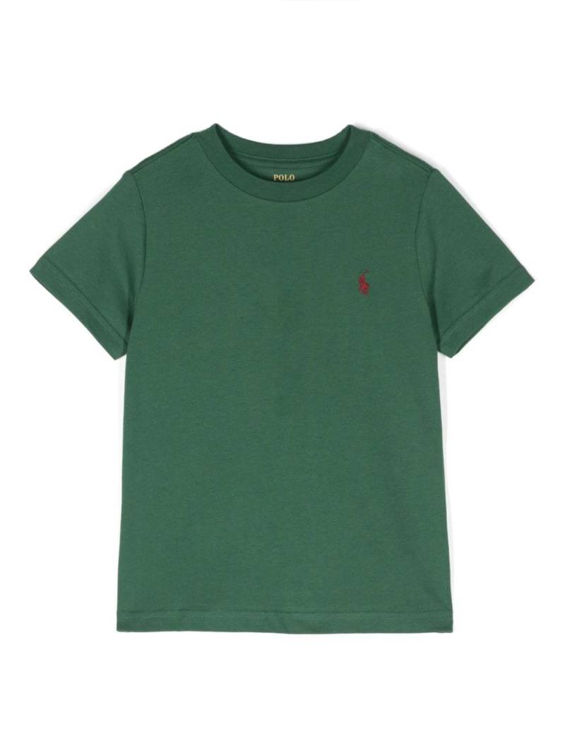 Ralph Lauren Kids Polo Pony-embroidered T-shirt - Green von Ralph Lauren Kids