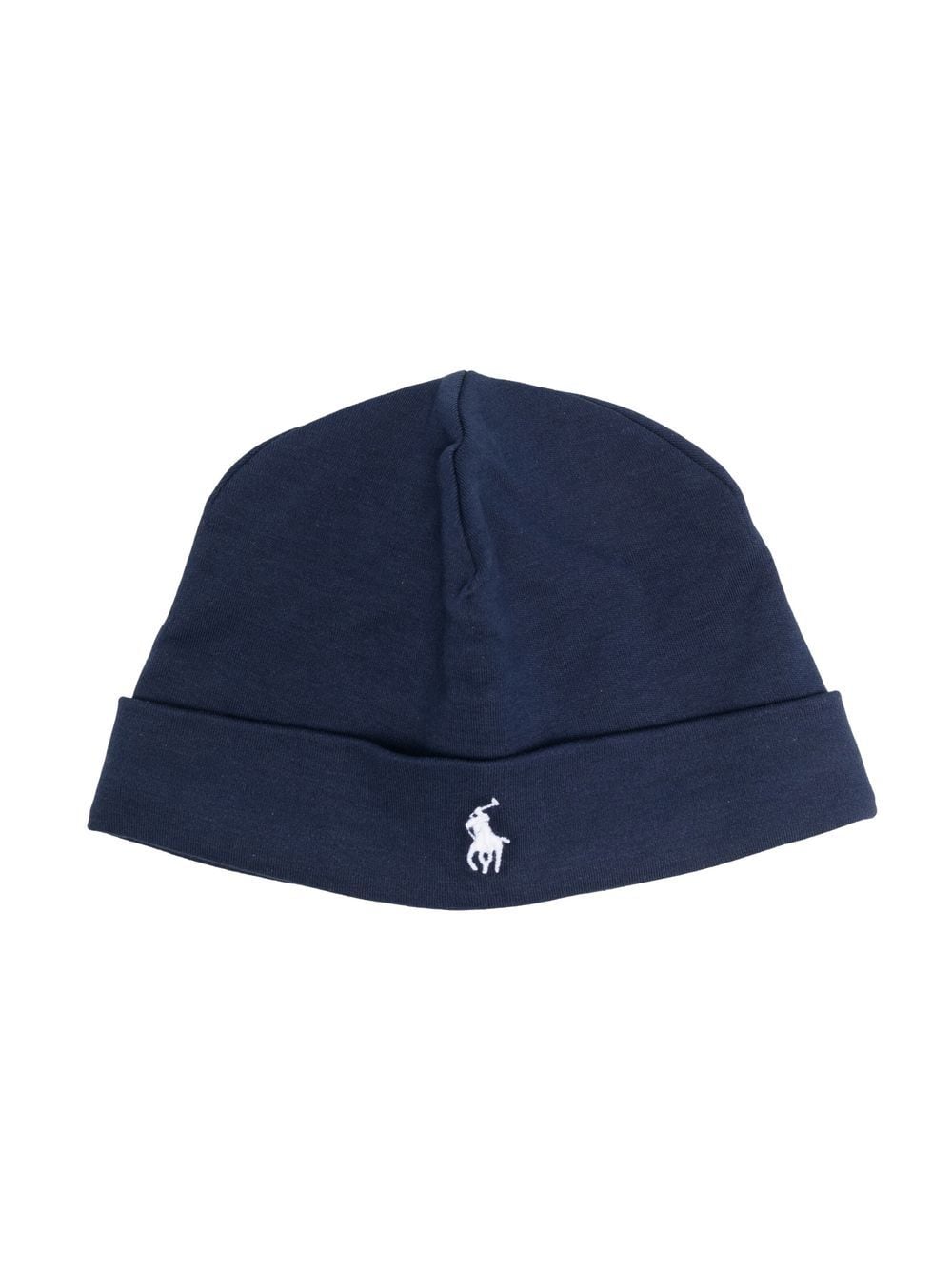 POLO RALPH LAUREN KIDS Polo Pony-embroidered beanie - Blue von POLO RALPH LAUREN KIDS