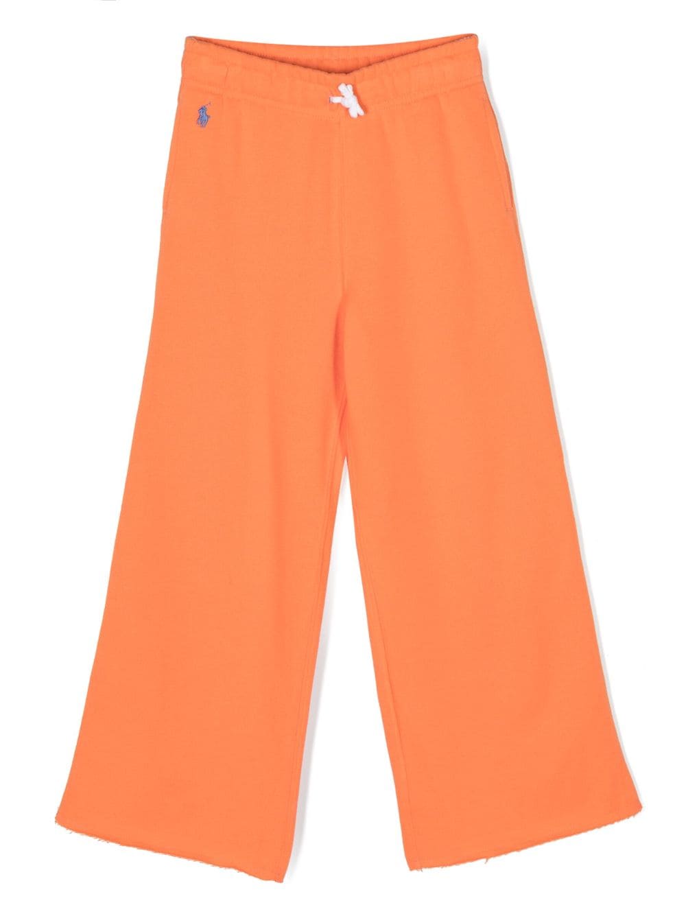 Ralph Lauren Kids Polo-Pony embroidered jersey track pants - Orange von Ralph Lauren Kids