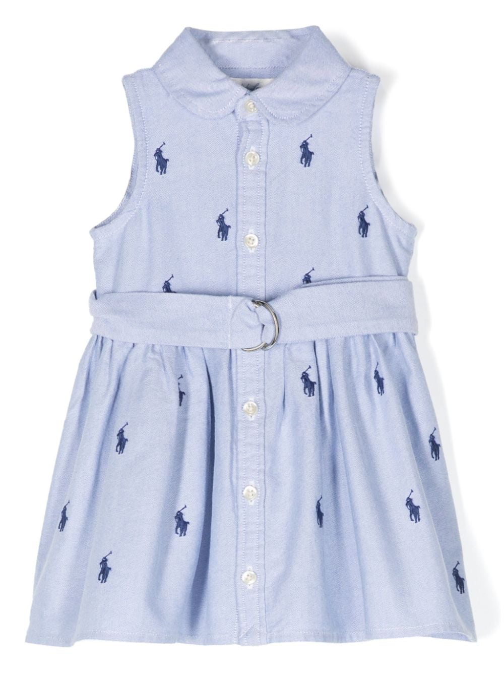 POLO RALPH LAUREN KIDS Polo Pony-embroidered mini dress - Blue von POLO RALPH LAUREN KIDS