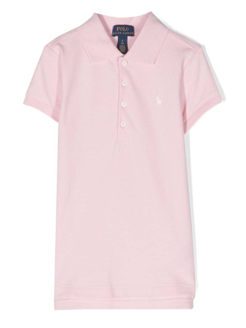 Ralph Lauren Kids Polo Pony-embroidered piqué polo shirt - Pink von Ralph Lauren Kids