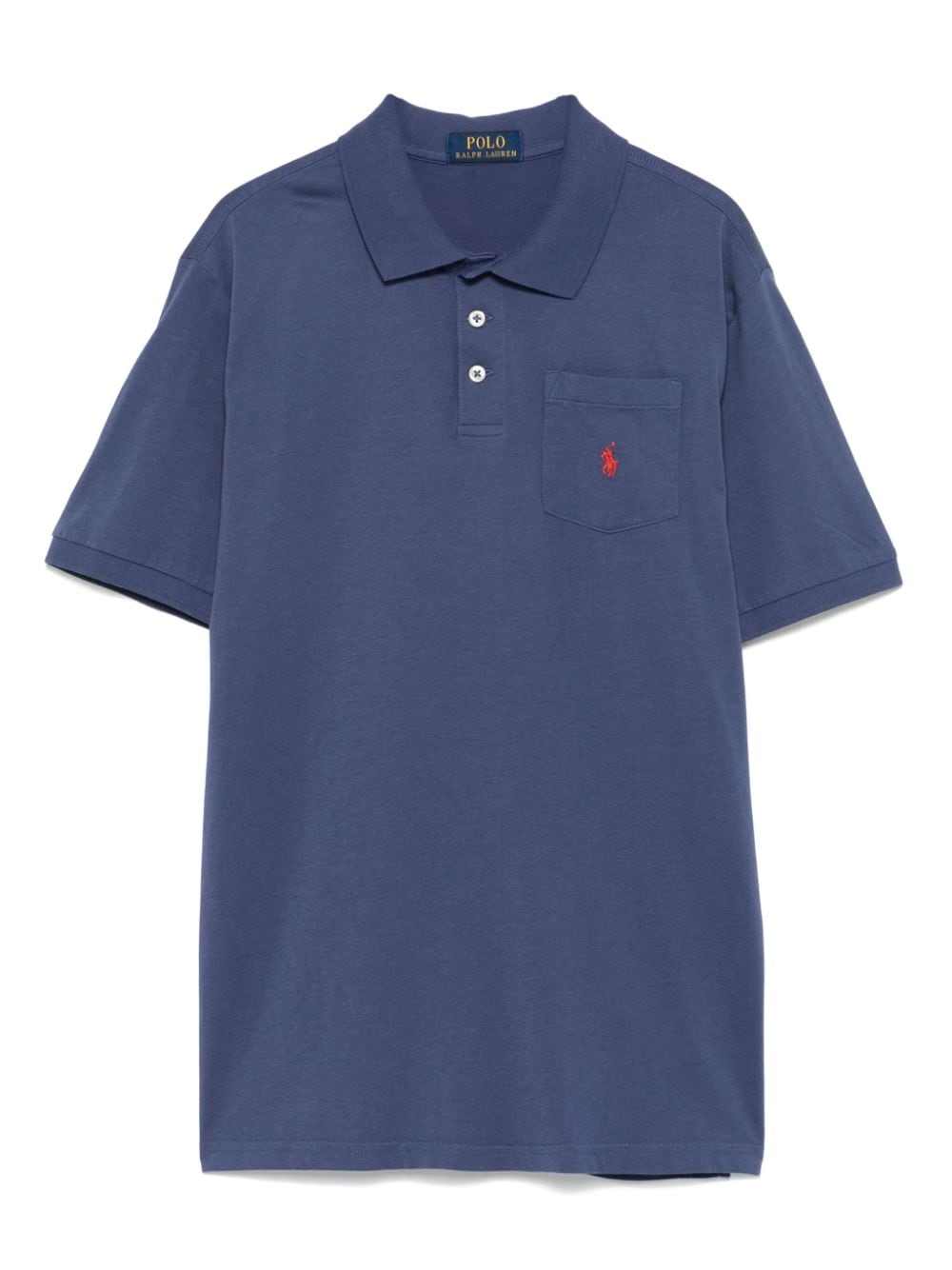 Ralph Lauren Kids Polo Pony-embroidered polo shirt - Blue von Ralph Lauren Kids