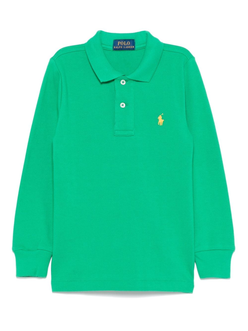 Ralph Lauren Kids Polo Pony-embroidered polo top - Green von Ralph Lauren Kids