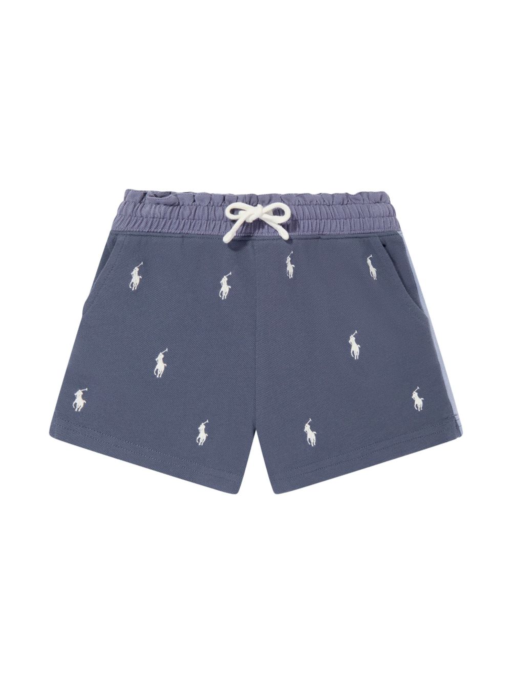 POLO RALPH LAUREN KIDS Polo Pony-embroidered shorts - Blue von POLO RALPH LAUREN KIDS