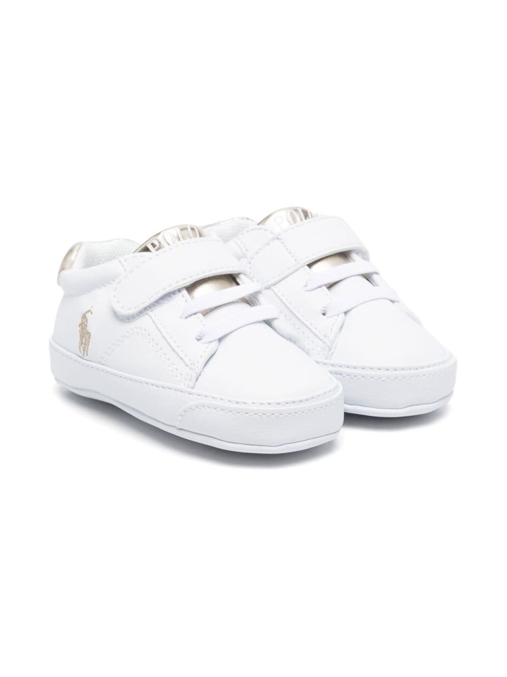 Ralph Lauren Kids Polo Pony-embroidered sneakers - White von Ralph Lauren Kids