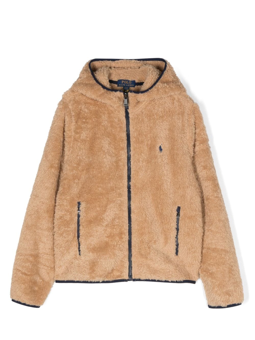 Ralph Lauren Kids Polo Pony fleece-texture bomber jacket - Neutrals von Ralph Lauren Kids