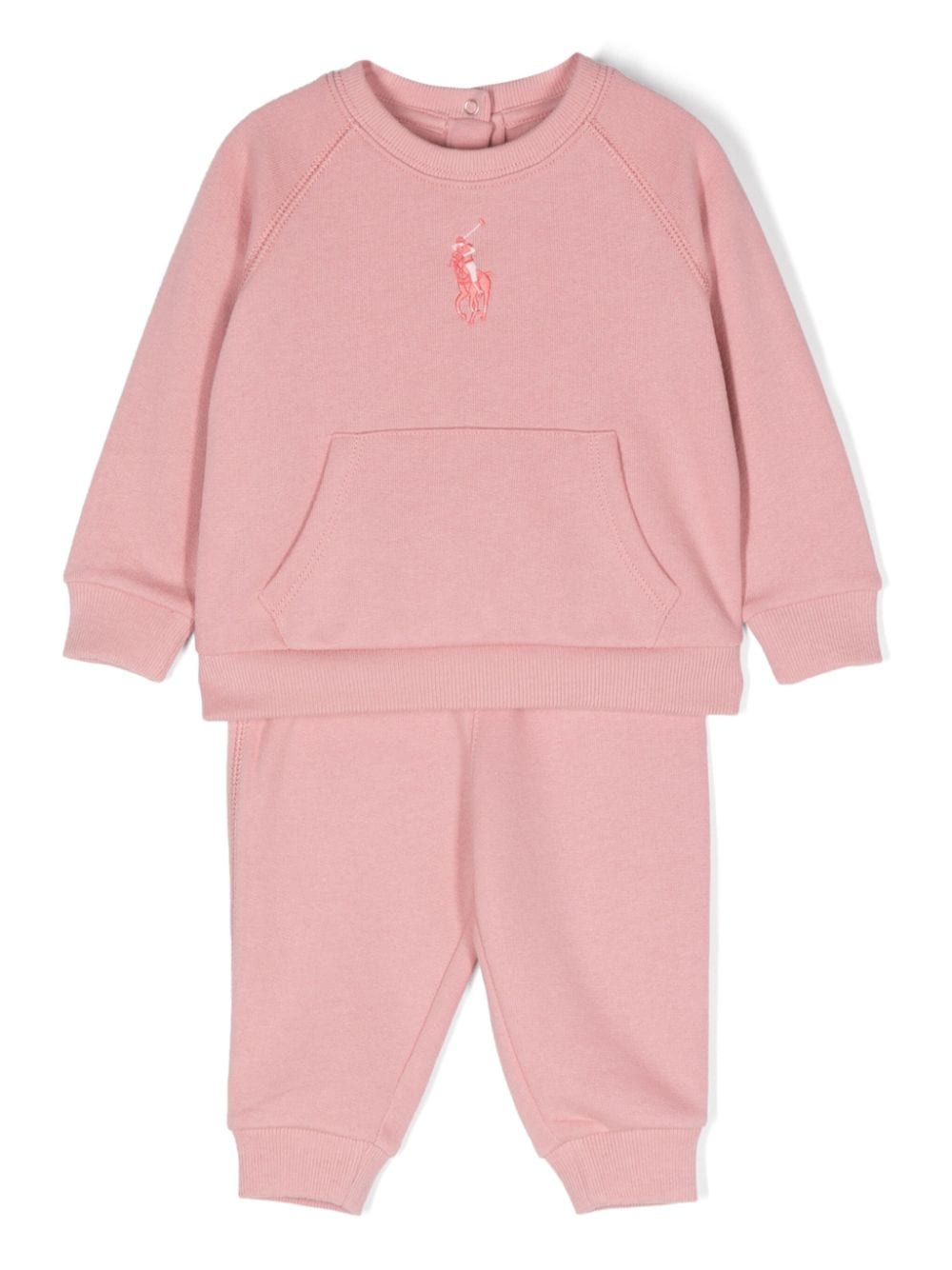 Ralph Lauren Kids Polo Pony jersey tracksuit set - Pink von Ralph Lauren Kids