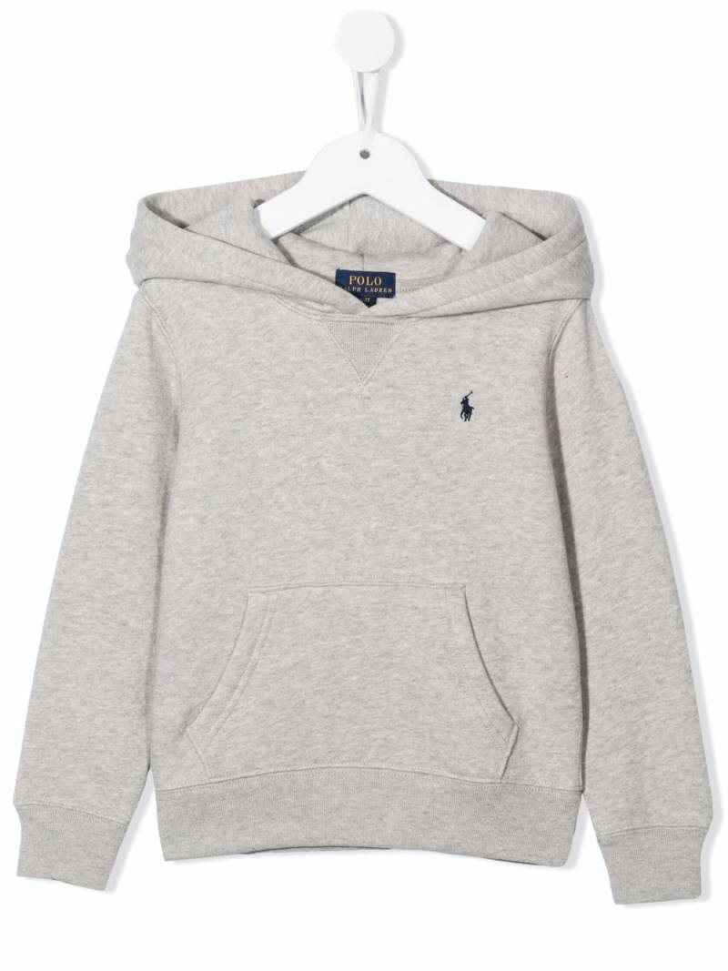 POLO RALPH LAUREN KIDS Polo Pony long-sleeved hoodie - Grey von POLO RALPH LAUREN KIDS