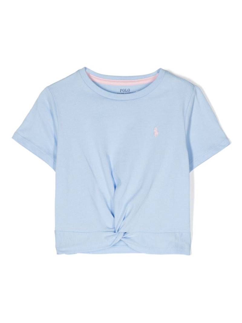 Ralph Lauren Kids Polo Pony-motif T-shirt - Blue von Ralph Lauren Kids