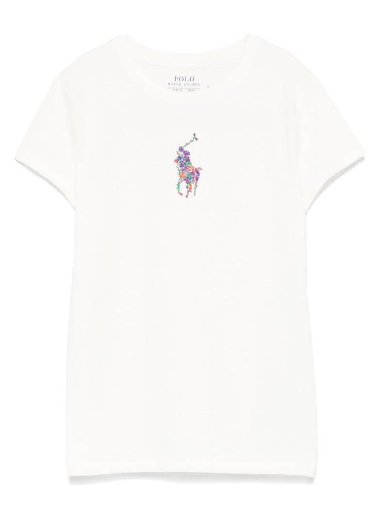 Ralph Lauren Kids Polo Pony-motif T-shirt - White von Ralph Lauren Kids