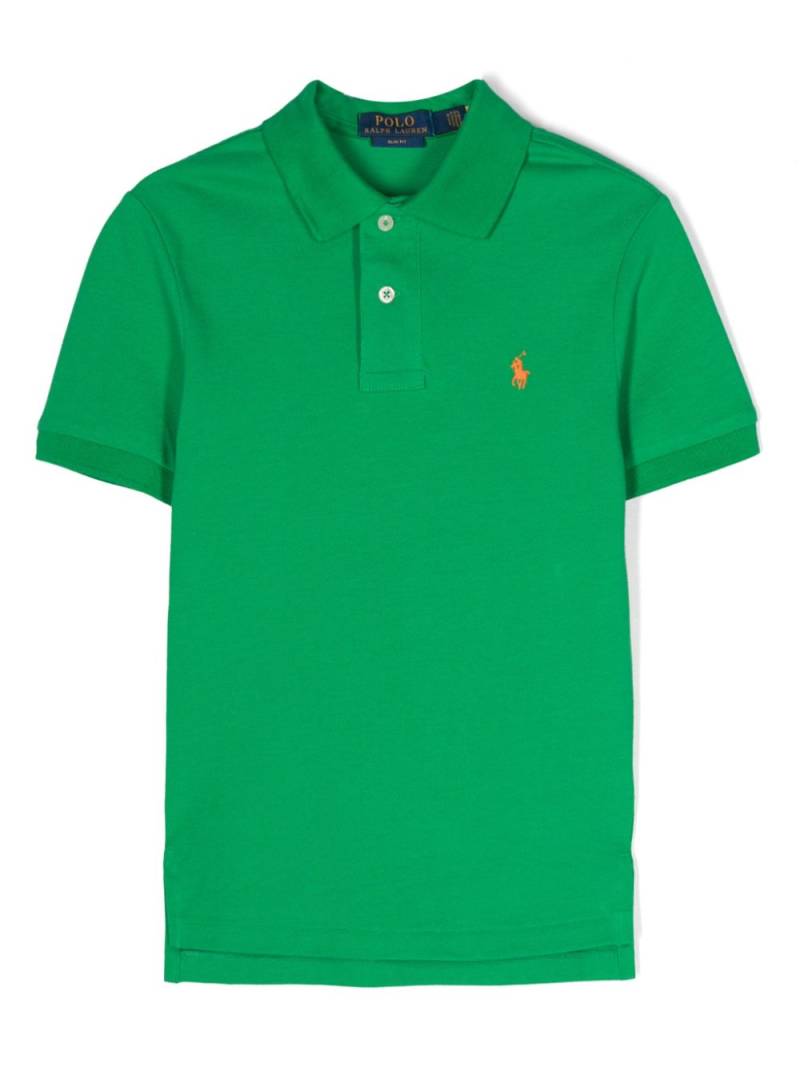 POLO RALPH LAUREN KIDS Polo Pony-motif polo shirt - Green von POLO RALPH LAUREN KIDS