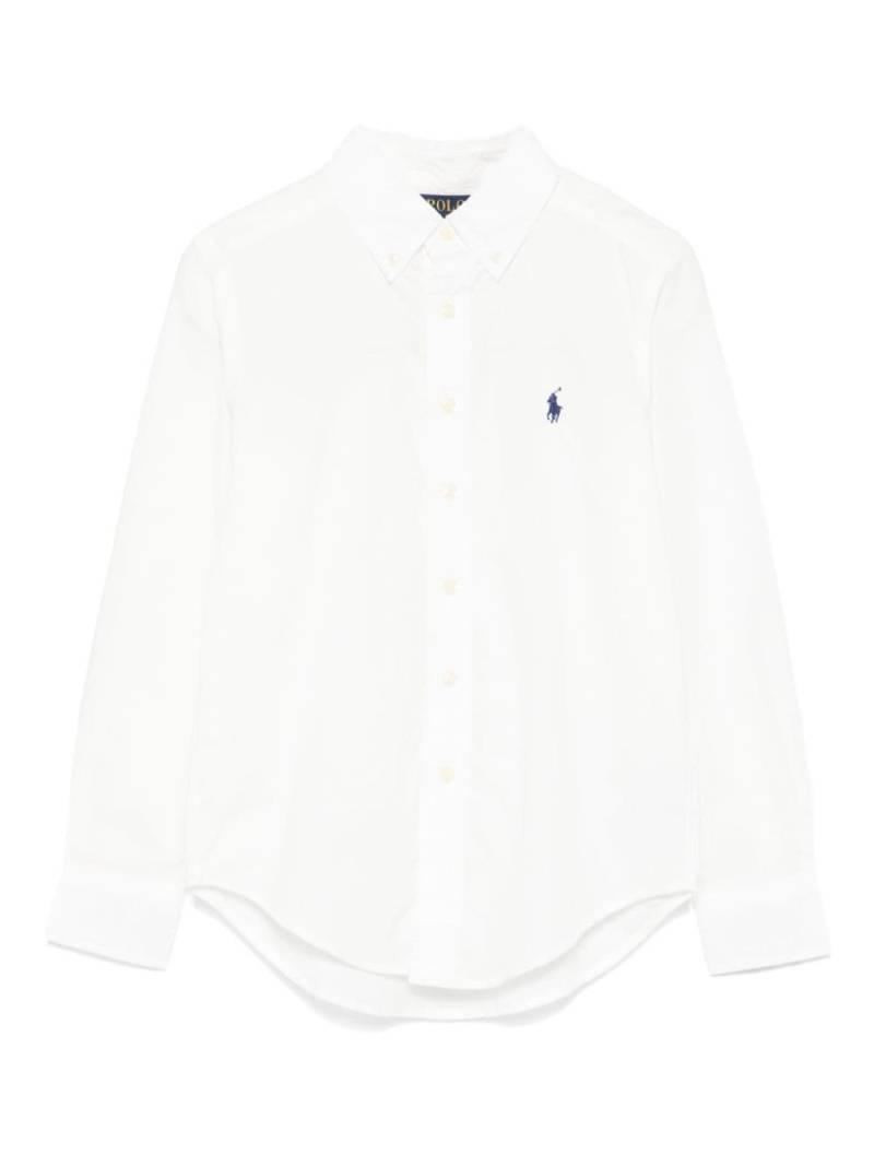 Ralph Lauren Kids Polo Pony-motif shirt - White von Ralph Lauren Kids