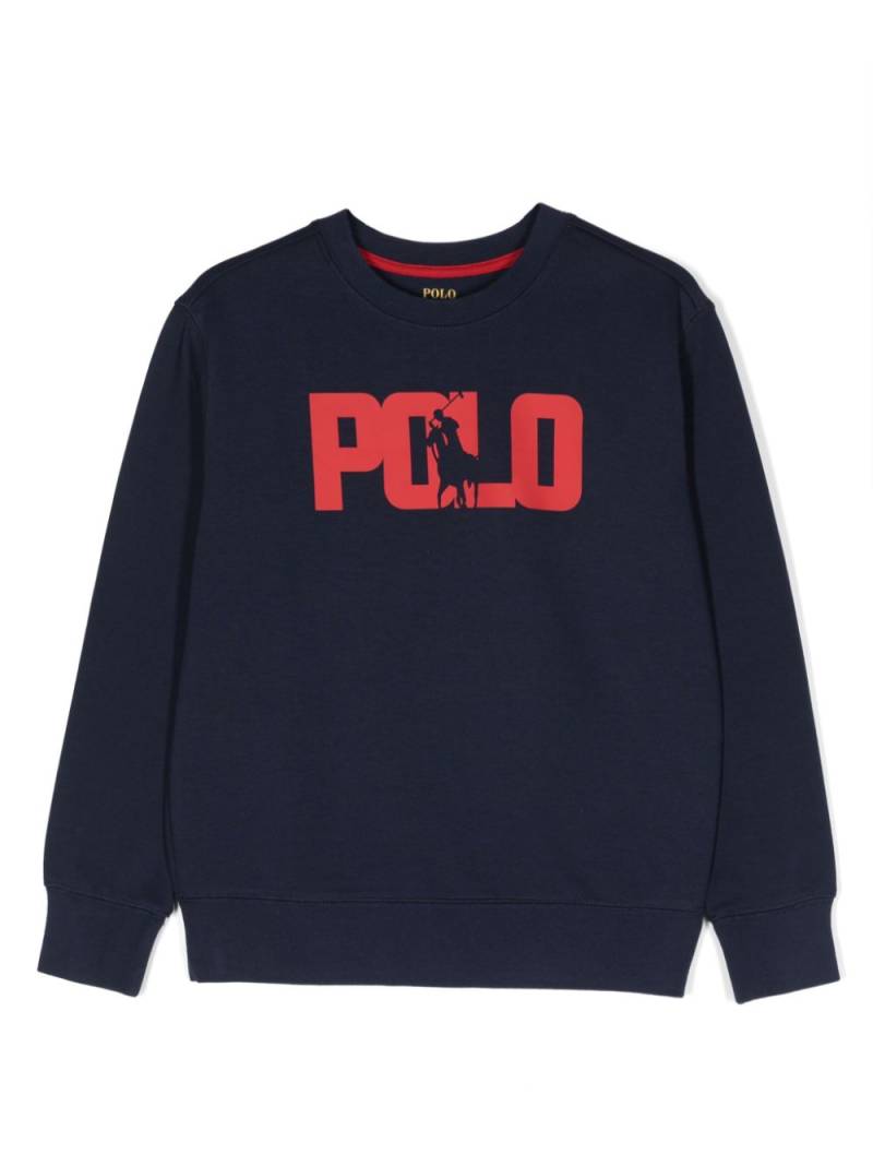 POLO RALPH LAUREN KIDS Polo Pony-motif sweatshirt - Blue von POLO RALPH LAUREN KIDS