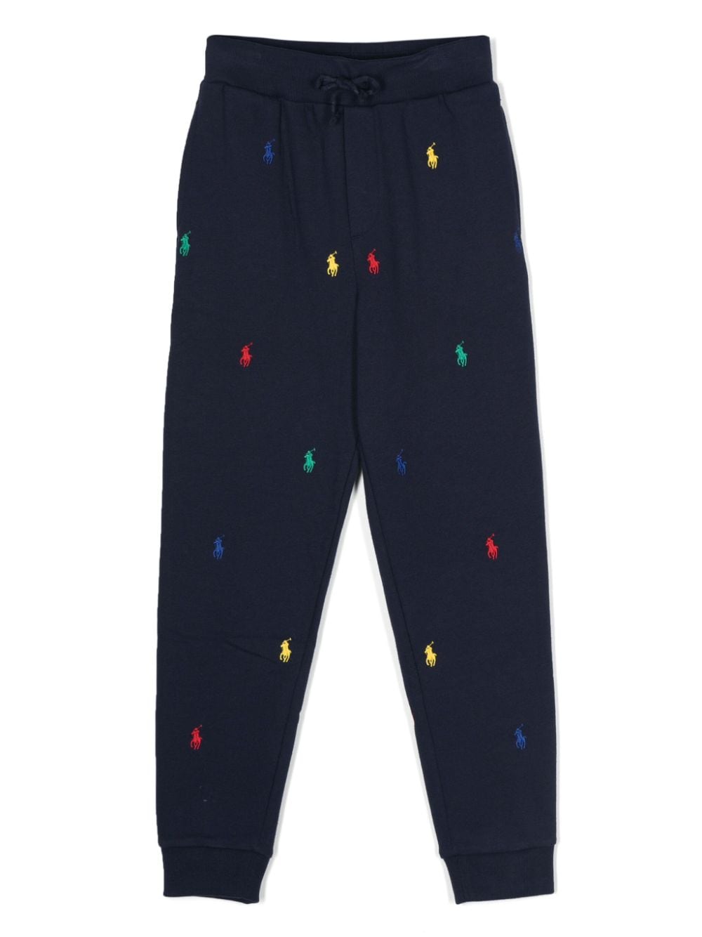 Ralph Lauren Kids Polo Pony-motif track pants - Blue von Ralph Lauren Kids