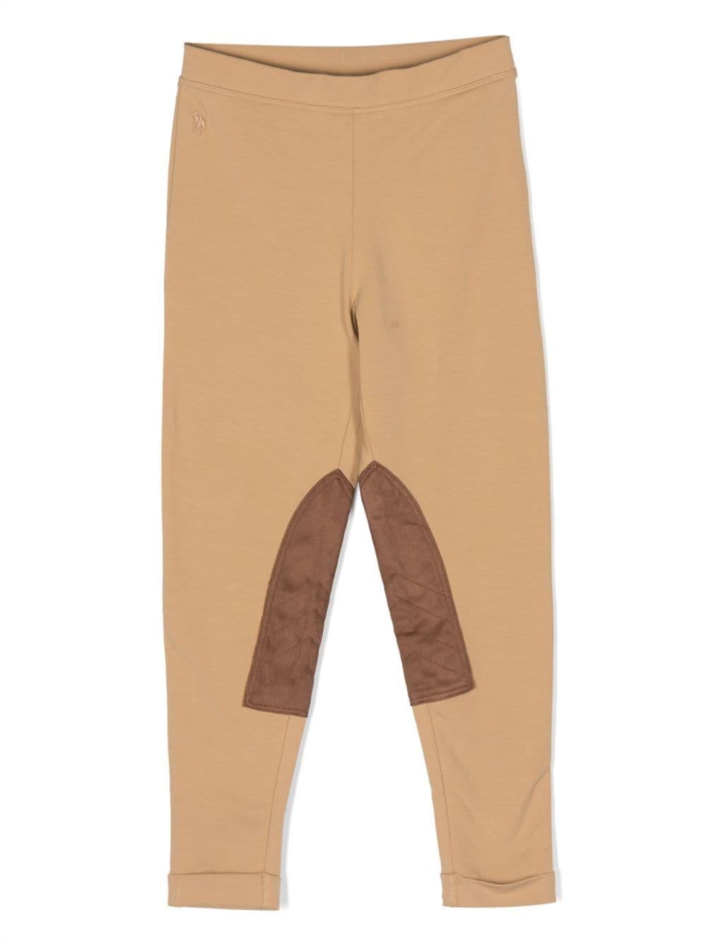 POLO RALPH LAUREN KIDS Polo Pony panelled leggings - Brown von POLO RALPH LAUREN KIDS