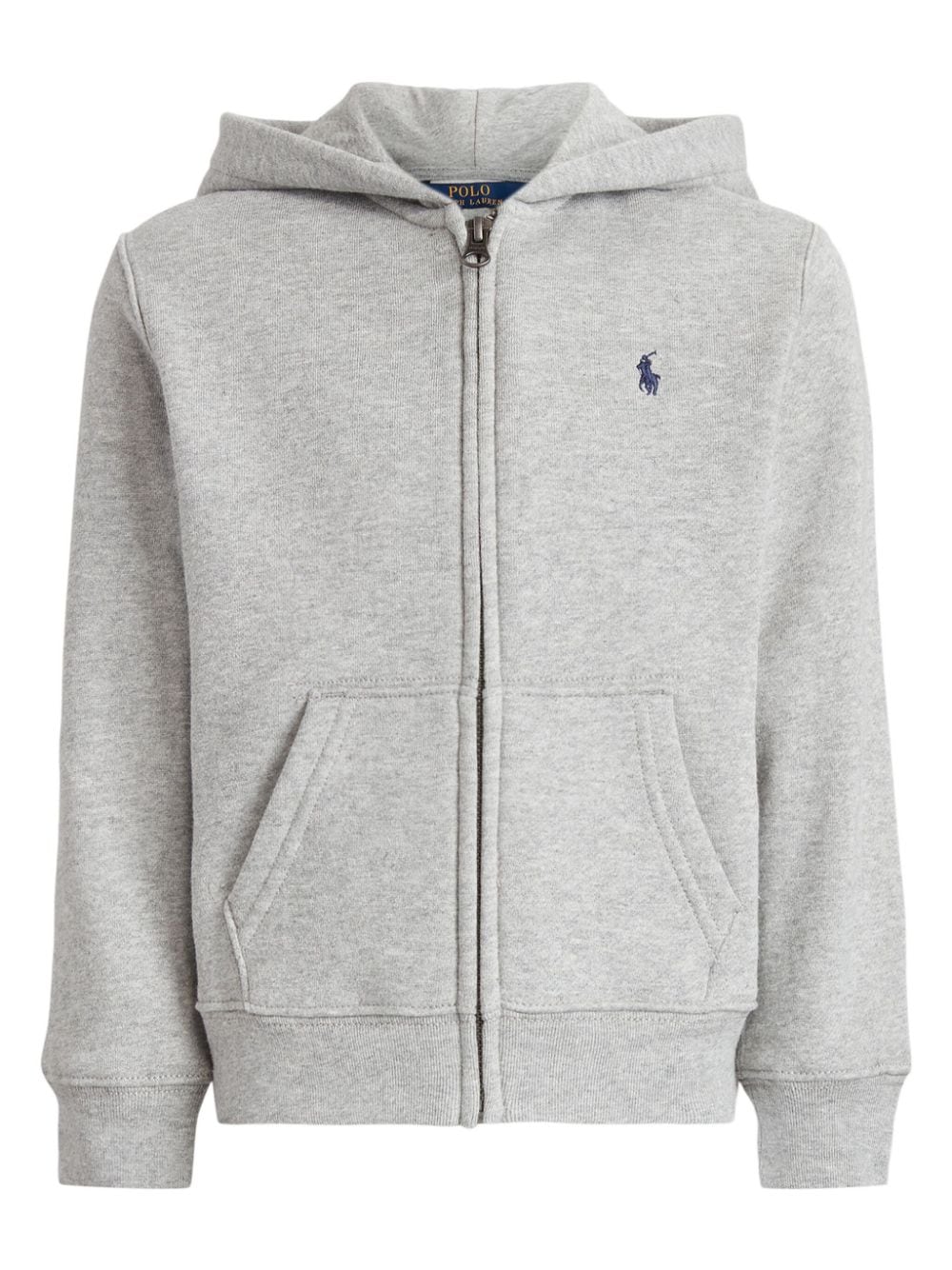 Ralph Lauren Kids Polo Pony zip-up hoodie - Grey von Ralph Lauren Kids