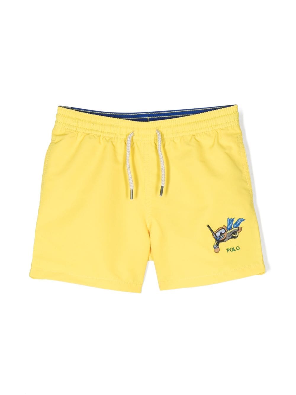 Ralph Lauren Kids Polo-bear swim shorts - Yellow von Ralph Lauren Kids