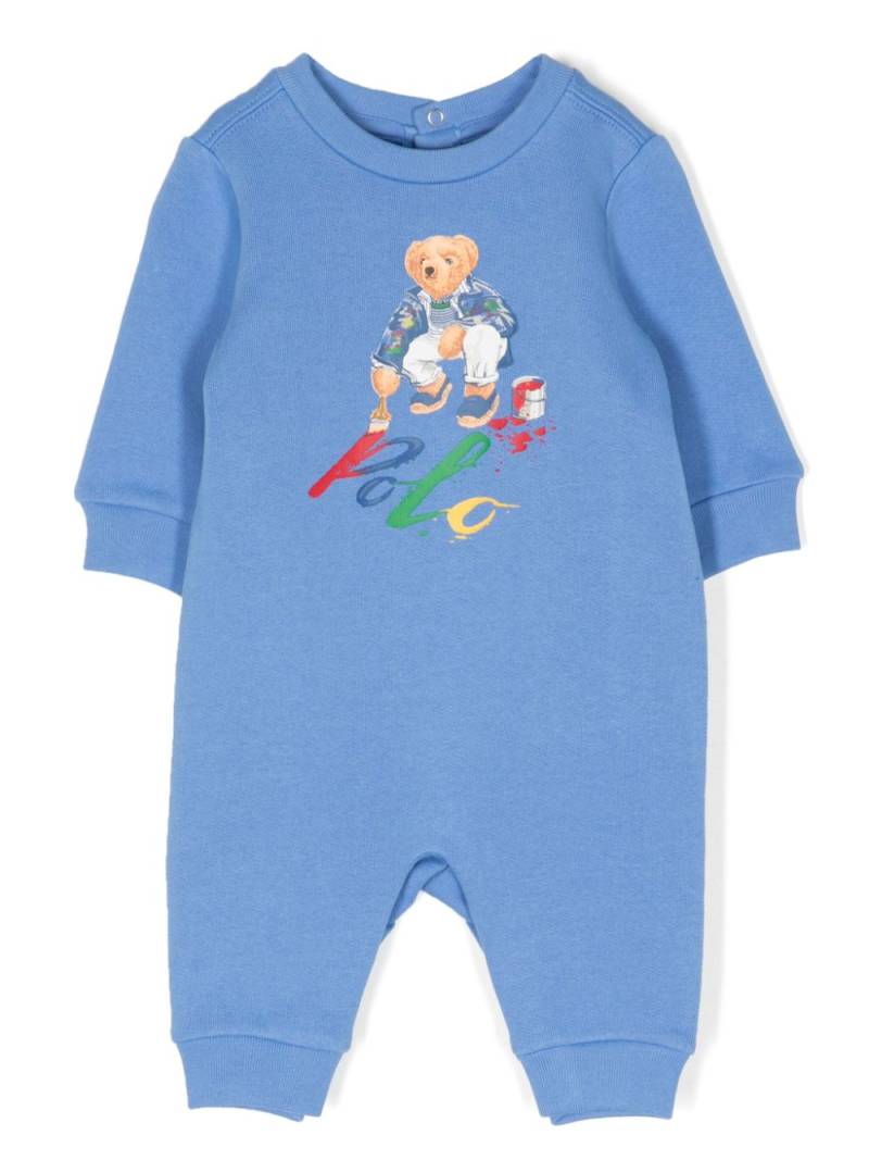 POLO RALPH LAUREN KIDS Teddy Bear cotton-blend pajamas - Blue von POLO RALPH LAUREN KIDS