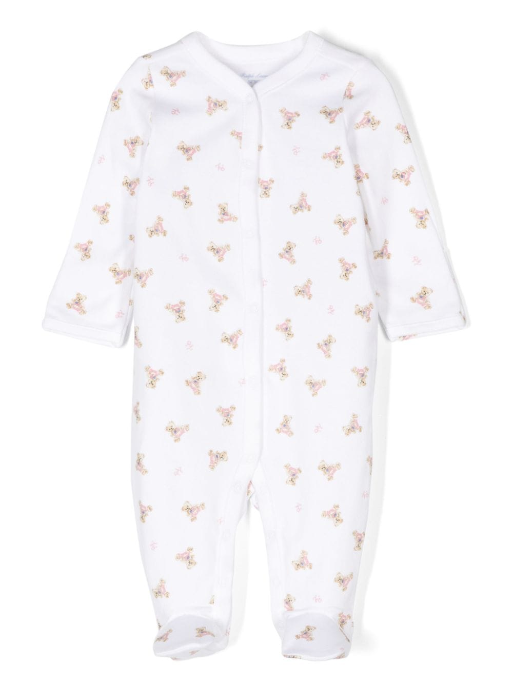 Ralph Lauren Kids bears-print cotton pyjamas - White von Ralph Lauren Kids