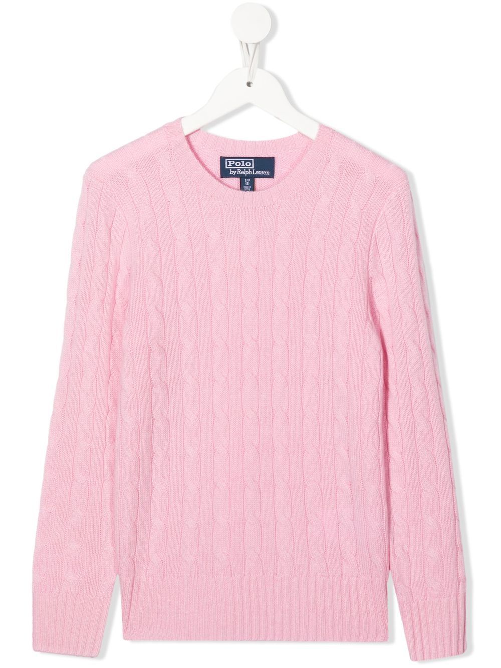 POLO RALPH LAUREN KIDS cable-knit cashmere sweater - Pink von POLO RALPH LAUREN KIDS